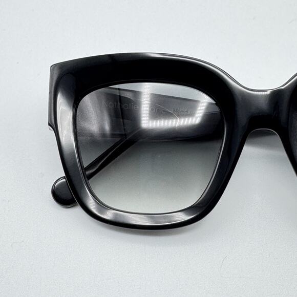 Nathalie Blanc Sunglasses Zaza C196 Black Butterfly Gradient Lens 50-23-145 New main image 14